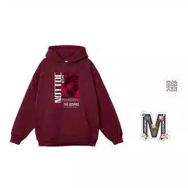 棉购 连帽宽松韩版学生口袋带帽套头加绒外套卫衣 男女同款