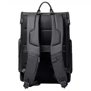 北极猎人 经典休闲潮流百搭短途出差 牛津布 双肩包 男款 黑色