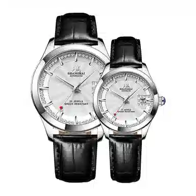SHANGHAI Automatic Leather Watch