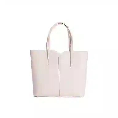 都宝路 精致简约大容量 合成革 水桶包斜挎包 中号 女款 杏色/粉色/米白/黑色