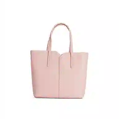 都宝路 精致简约大容量 合成革 水桶包斜挎包 中号 女款 杏色/粉色/米白/黑色