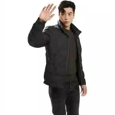 古鲨 潮流立领商务高端外套羽绒服 男款