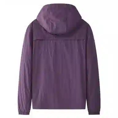 与狼共舞 速干抗皱时尚连帽舒适透气户外防水防紫外线轻薄防晒服 男款