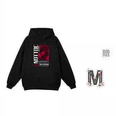 棉购 连帽宽松韩版学生口袋带帽套头加绒外套卫衣 男女同款