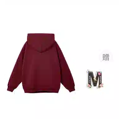 棉购 美式潮流连帽秋冬季设计感印花大码宽松重磅上衣卫衣 男女同款
