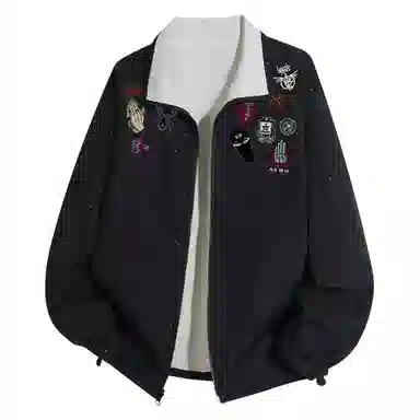 s.k. manor hill Vintage Graffiti Coach Jacket