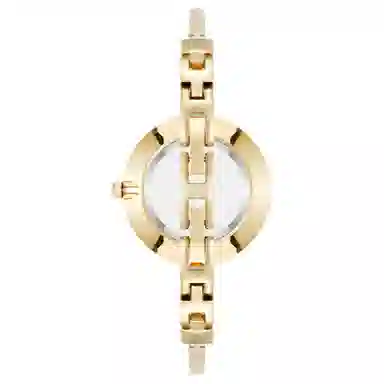 安妮克莱因 腕表 石英机芯 合金表带 金色表盘 女表 小众时尚通勤防水