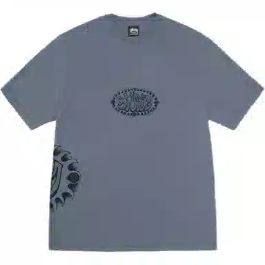 Stussy SS25 WAVE OVAL TEE PIGMENT DYED T