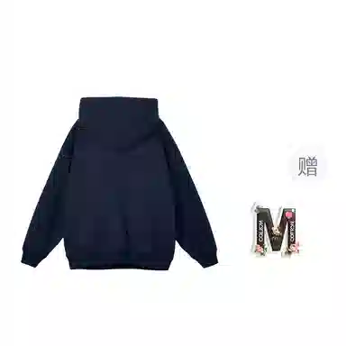 棉购 人物宽松适中连帽长袖卫衣 女款