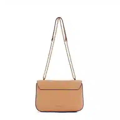 都宝路 质感百搭轻便日常通勤约会出行简约菱格链条 牛皮拼合成革 单肩斜挎包 女款 多色