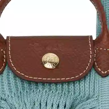 LONGCHAMP Le Pliage Filet 17 Lagoon Blue