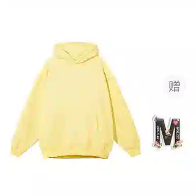 棉购 春秋薄款连帽秋冬加绒加厚潮学生美式重磅慵懒风宽松外套卫衣 男女同款