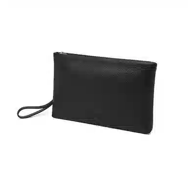 老人头 复古简约高级质感商务 牛皮革 手拿包 常规 男款 黑色