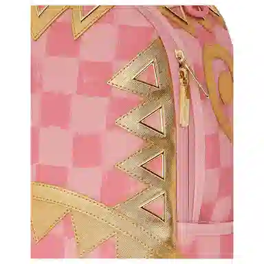 SPRAYGROUND Gold Shark Mouth Backpack