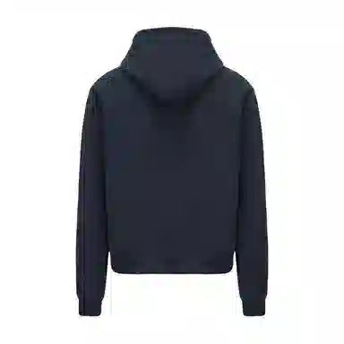 识恩 韩系创意倒笑脸加绒连帽套头卫衣 女款