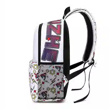 垣途者 像素风满印小闪电休闲运动学生书包 尼龙 双肩包 常规 男女同款情侣款 多色