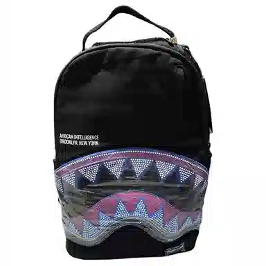 Sprayground Shark Mouth Black Backpack