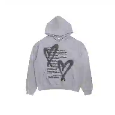 THE MUSEUM VISITOR HEART SPRAY PRINTED