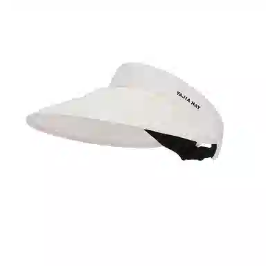 浪莎 户外沙滩帽防紫外线立体碎花空顶帽马拉松运动可扎马尾户外休闲 聚酯纤维 防晒帽 女款