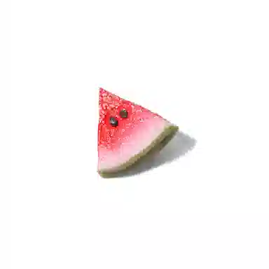 【可爱仿真西瓜】 攸委 小清新夏天一字夹学生搞怪趣味刘海发夹少女 树脂 侧边夹顶夹头饰女 女款