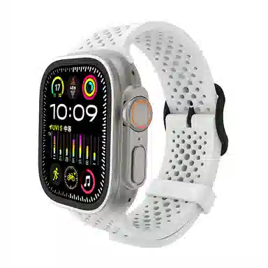亿祈发 表带 苹果适用 硅胶材质 洞洞透气男女通用