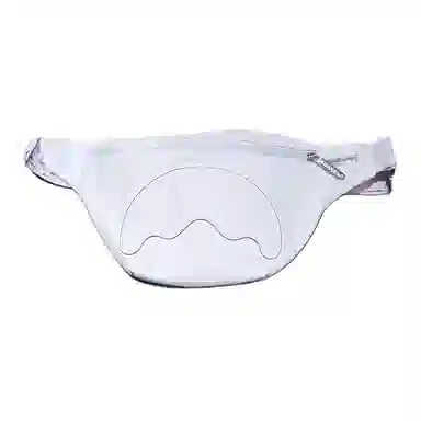 Sprayground Logo PVC Waist Bag White