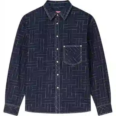 KENZO Weave Long Sleeve Shirt