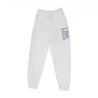 THE MUSEUM VISITOR SMILE SKETCH STITCHED