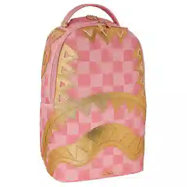 SPRAYGROUND Gold Shark Mouth Backpack