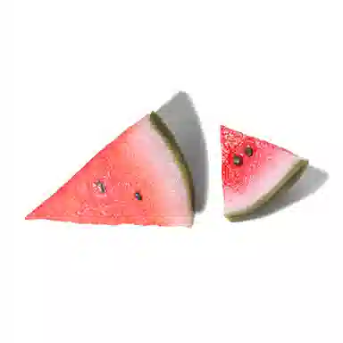 【可爱仿真西瓜】 攸委 小清新夏天一字夹学生搞怪趣味刘海发夹少女 树脂 侧边夹顶夹头饰女 女款