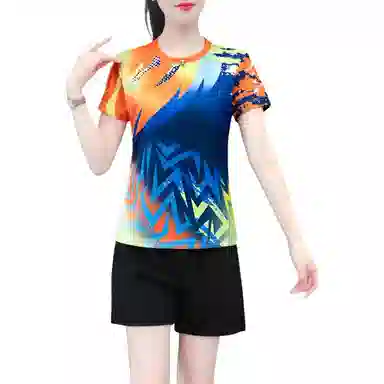 左岸 简约舒适短袖上衣潮流时尚短裤休闲套装 女款