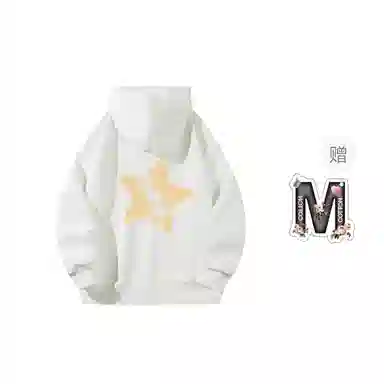 棉购 慵懒连帽春秋美式复古卫衣 男女同款