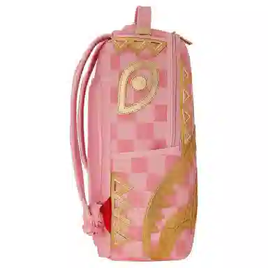 SPRAYGROUND Gold Shark Mouth Backpack