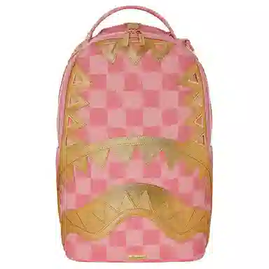 SPRAYGROUND Gold Shark Mouth Backpack