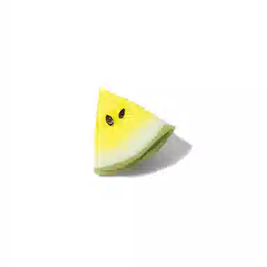 【可爱仿真西瓜】 攸委 小清新夏天一字夹学生搞怪趣味刘海发夹少女 树脂 侧边夹顶夹头饰女 女款