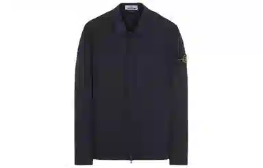 Stone Island SS23 Zip Pocket Shirt Jacket Navy