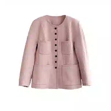 法儿家 时尚通勤简约百搭截短外套 女款