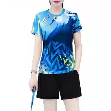 左岸 简约舒适短袖上衣潮流时尚短裤休闲套装 女款