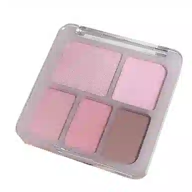 韵月乔 五色眼影盘 眼部修饰细闪