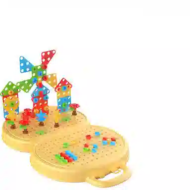 萌吉码 拧螺丝 组合玩具