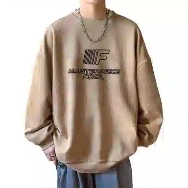 Cotton Gene American Street Letter Print Sweatshirt