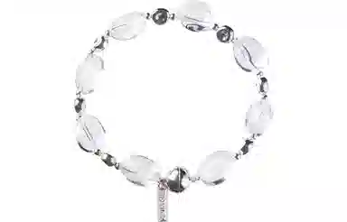 石头记 晶莹剔透 温润柔和 淡雅素净 清冷氛围感 简约时尚百搭 事业顺遂天然 白水晶 手串 女款