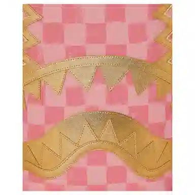 SPRAYGROUND Gold Shark Mouth Backpack