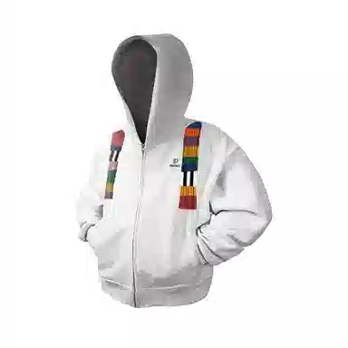 PISYPOX Boxy Fit Zip Hoodie