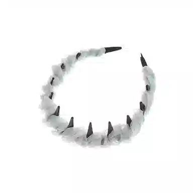 如花梦 高级感 小香风气质百搭防滑褶皱波浪 布艺 发箍 女款