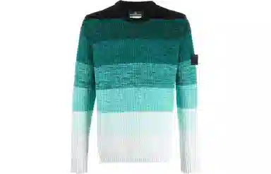 Stone Island Gradient Crewneck Knit Sweater