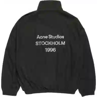 Acne Studios FW25 Logo Zip Back Letter Print Jacket