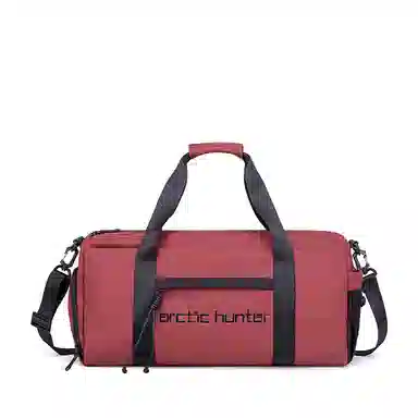 北极猎人 日常通勤健身多功能潮流独立鞋仓干湿分离旅行大容量简约时尚学生出游高颜值防水 涤纶 健身包斜挎包旅行包 男女同款情侣款 多色