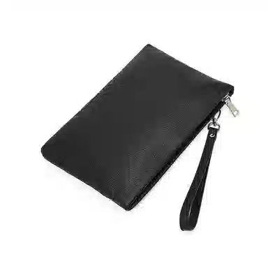 老人头 复古简约高级质感商务 牛皮革 手拿包 常规 男款 黑色