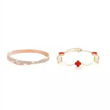 法思梵 永无止境 莫比乌斯 浪漫轻奢显气质 时尚百搭高级感设计 #恋爱告白 铜 手镯 女款